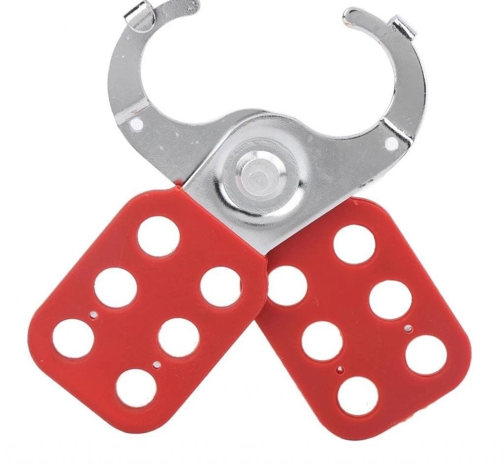 25mm 1 6 Hole Nylon Steel Lockout Hasp Multi Person Management Safety Lock Tool