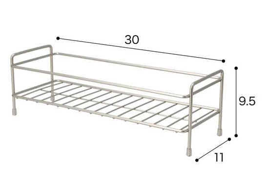 NITORI Wire Bath Rack 1Tier Fb20011 W30D11H9.5