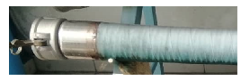 UNIGAWA OIL SUCTION HOSE (W/P 10 BAR) - BLACK C/W ALUMINUM CAMLOCK PART C + DP WITH FERRULE ON BOTH END 3'' X 8MTR (H/L)