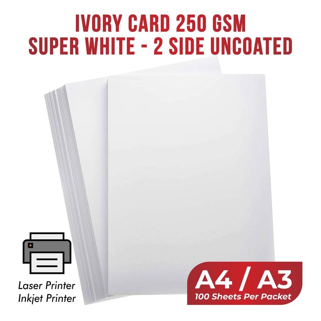 QS Ivory Card 250gsm A4