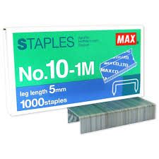 Max Staples No.10 -1M ( 20 boxes)
