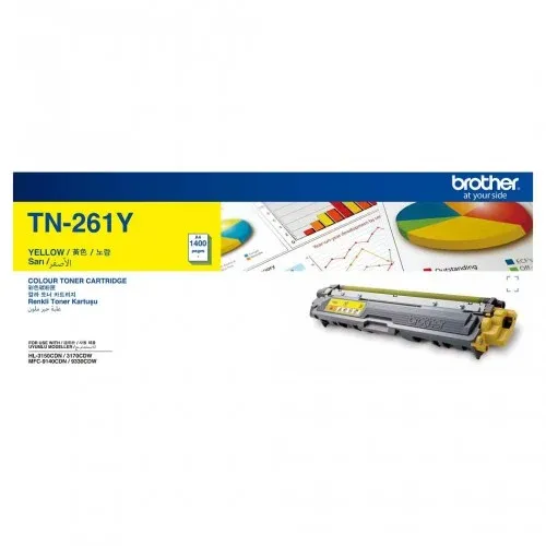 Brother Toner Cartridge TN-261 Yellow