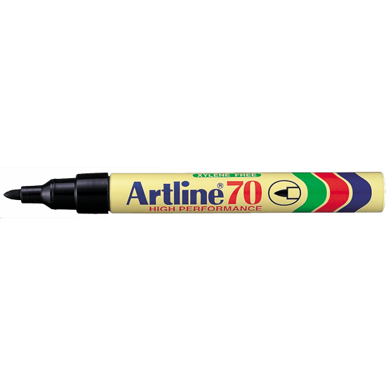 Artline 70 EK-70 (1.5mm) Permanent Marker Black