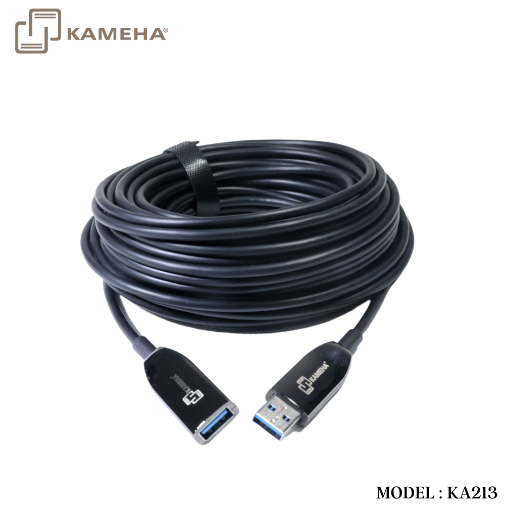 KA213 USB 3.0 AM-AF ACTIVE OPTICAL CABLE 15METER (FIBER)