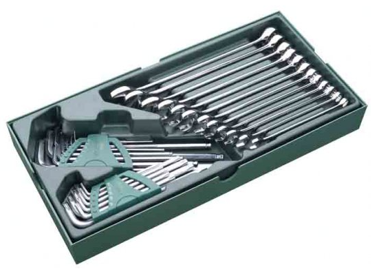 Sata 30PC COMBINATION WRENCH (METRIC) & HEX KEY SET