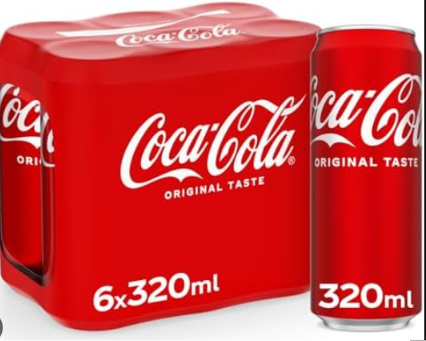 Coca Cola 6 Can x 320ML