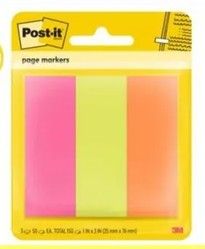 STICK NOTE B2-3 (51 X 25MM) 3 COLORS/PKT