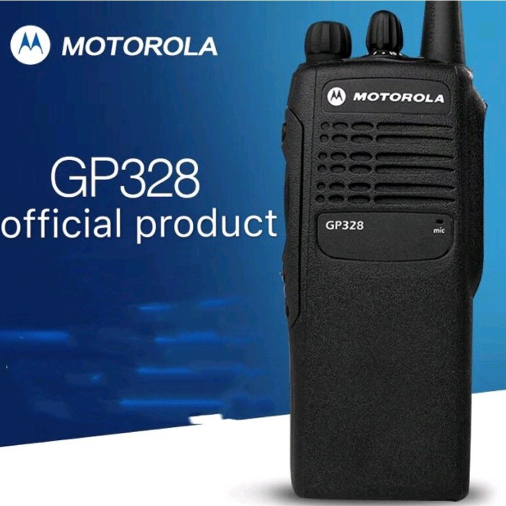 MOTOROLA GP328 UHF HEAVY DUTY WALKIE TALKIE CP1300 SET PAIR