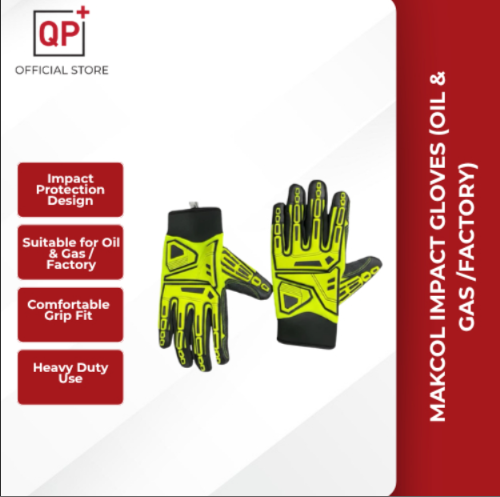 MAKCOL IMPACT GLOVES (OIL & GAS /FACTORY) l SARUNG TANGAN ANTI-IMPACK l 防冲击手套-XL