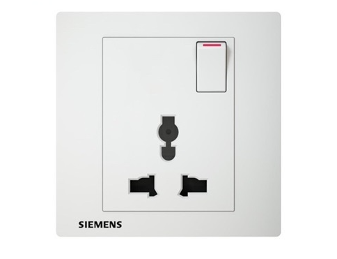 SIEMENS RELFA 5UB1382-3PC01 13A 1GANG INTERNATIONAL SWITCH SOCKET OUTLE (WHITE)