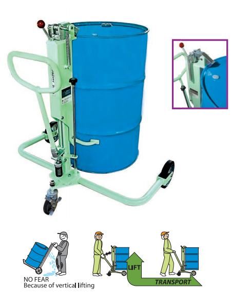 *OIC DRUM PORTER OR DRUM TRUCK FOR STEEL DRUM 250KG AND 350KG