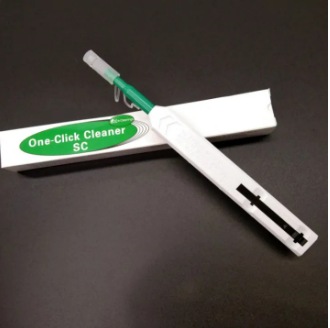 Fiber Optic One Click Cleaner for 1.25 LC & 2.5mm FC SC ST Fiber Cleaning Pen CT301