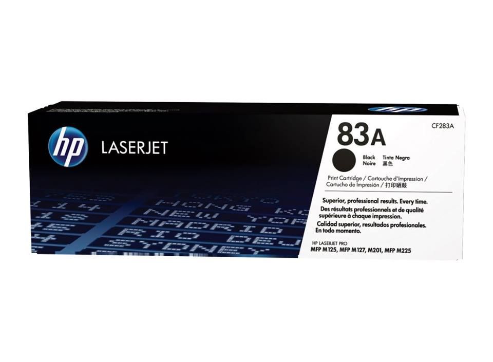 HP 83A Black Original LaserJet Toner Cartridge (CF283A)
