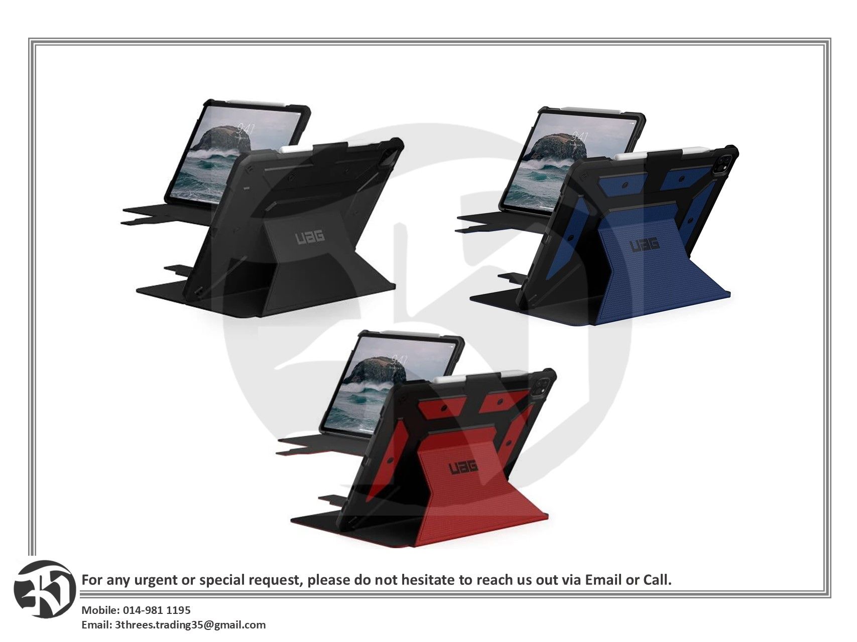 UAG Metropolis Protective Case for iPad Pro 12.9" (6th Gen, 2022) & iPad Pro 11" (4th Gen, 2022)