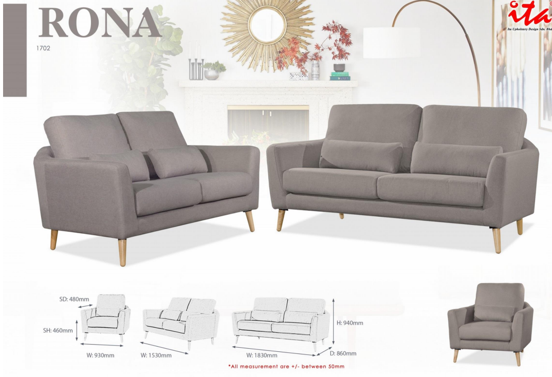 ITA OFFICE SOFA SET - RONA 1702