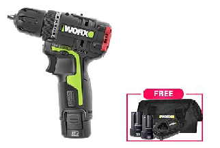 WORX 12V CORDLESS BRUSHLESS IMPACT DRILL WU131