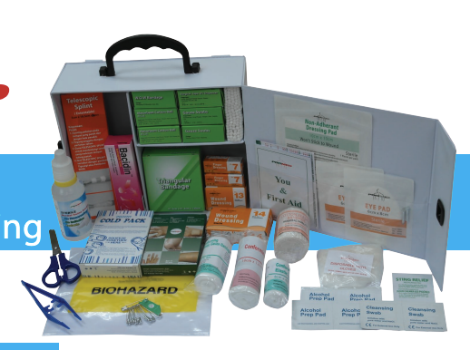FIRST AID KIT / PVC BOX / LARGE