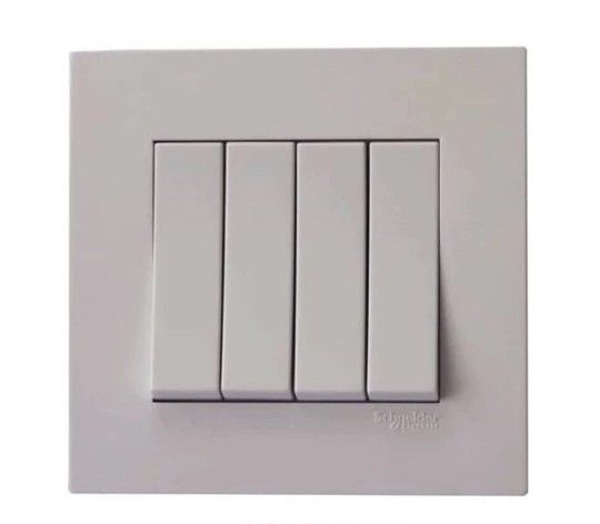 Schneider Electric 16AX 250V 4 Gang 2 Way Switch