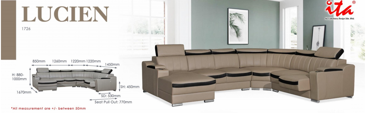 ITA OFFICE SOFA SET - LUCIEN 1726