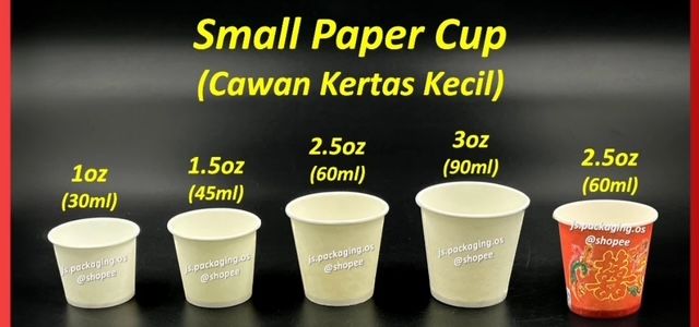 Paper Sampling Cup White 1oz /1.5oz/ 2.5oz / 3oz