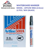 Artline Whiteboard Marker 500A Black