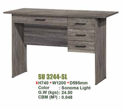 SU STUDY TABLE SU 3244 - SL/N.OAK/WN