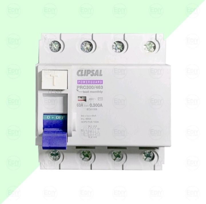 CLIPSAL ELCB 63A 4P 300ma