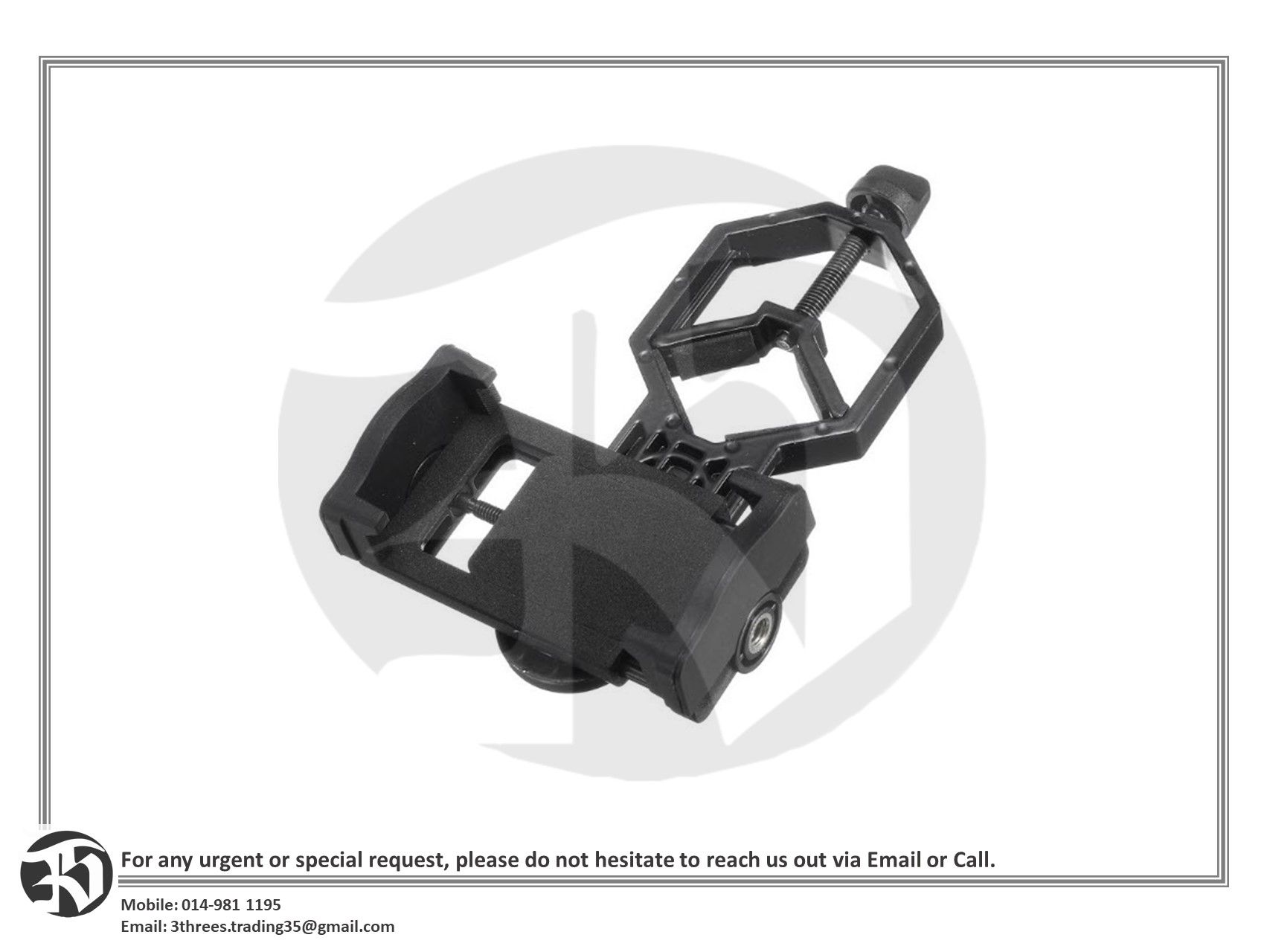 Smartphone Adapter Bracket for Telescope