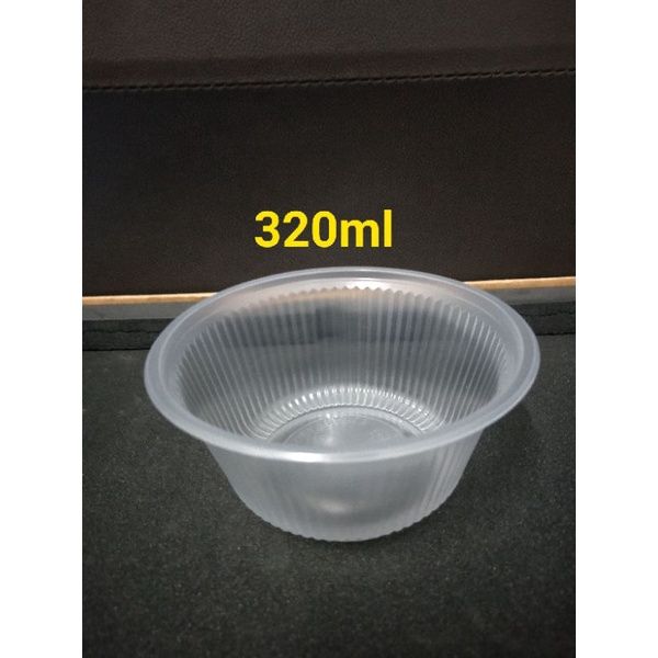 Bowl 4" Disposable PP Plastic (100Pcs) 320ML