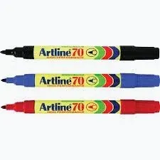 Artline 70 Permanent Marker Pen Blue 1.5mm (12pcs) (DELIVER TO SABAH & LABUAN ONLY)