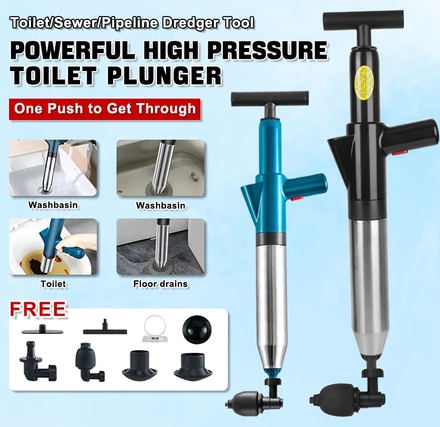 *Toilet Plunger High Pressure Air Drain Pipe Dredge Toilet Pump Plunger Inflatable Air Pressure Pump