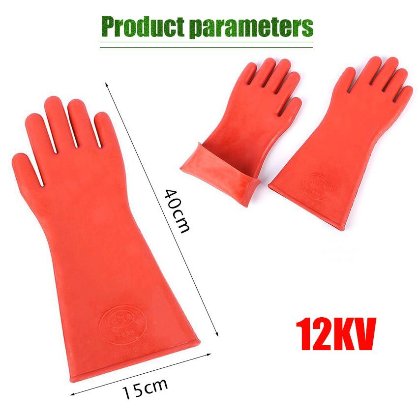 Glove Electrical Insulated 12kv High Voltage