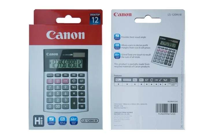 Canon LS120Hi Calculator