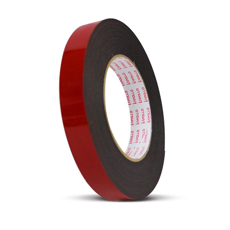 APOLLO DOUBLE SIDED HEAVY-DUTY BLACK FOAM TAPE (1 PIECE X 12MM/18MM/24MM X 8M)