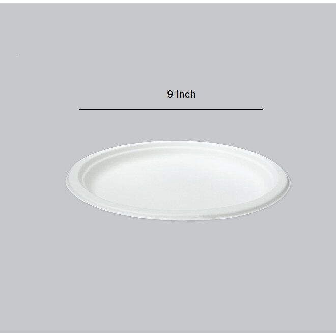 Paper Plate White 9inch x 50s