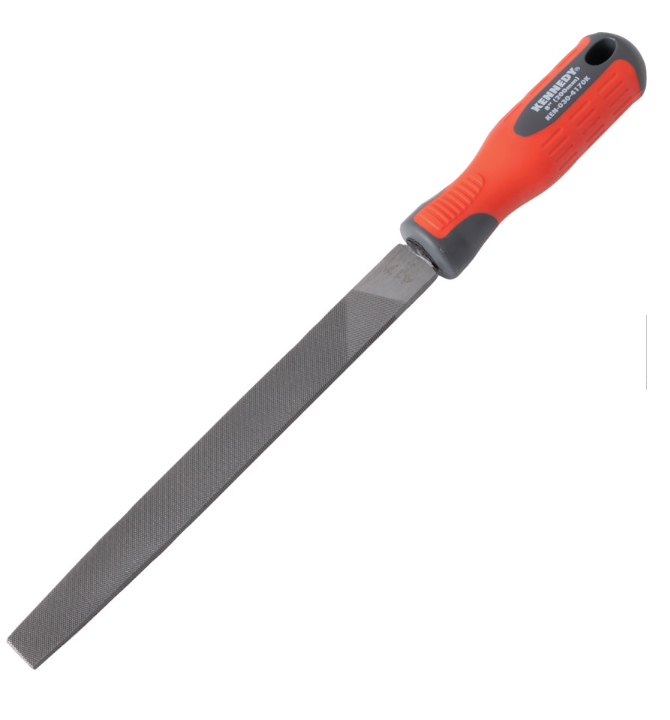 Kennedy-Pro 150mm (6") Flat Bastard Engineers File With Handle KEN0302180K