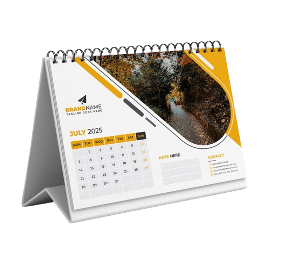 2026 Table Calendar A5 (Custom Design)