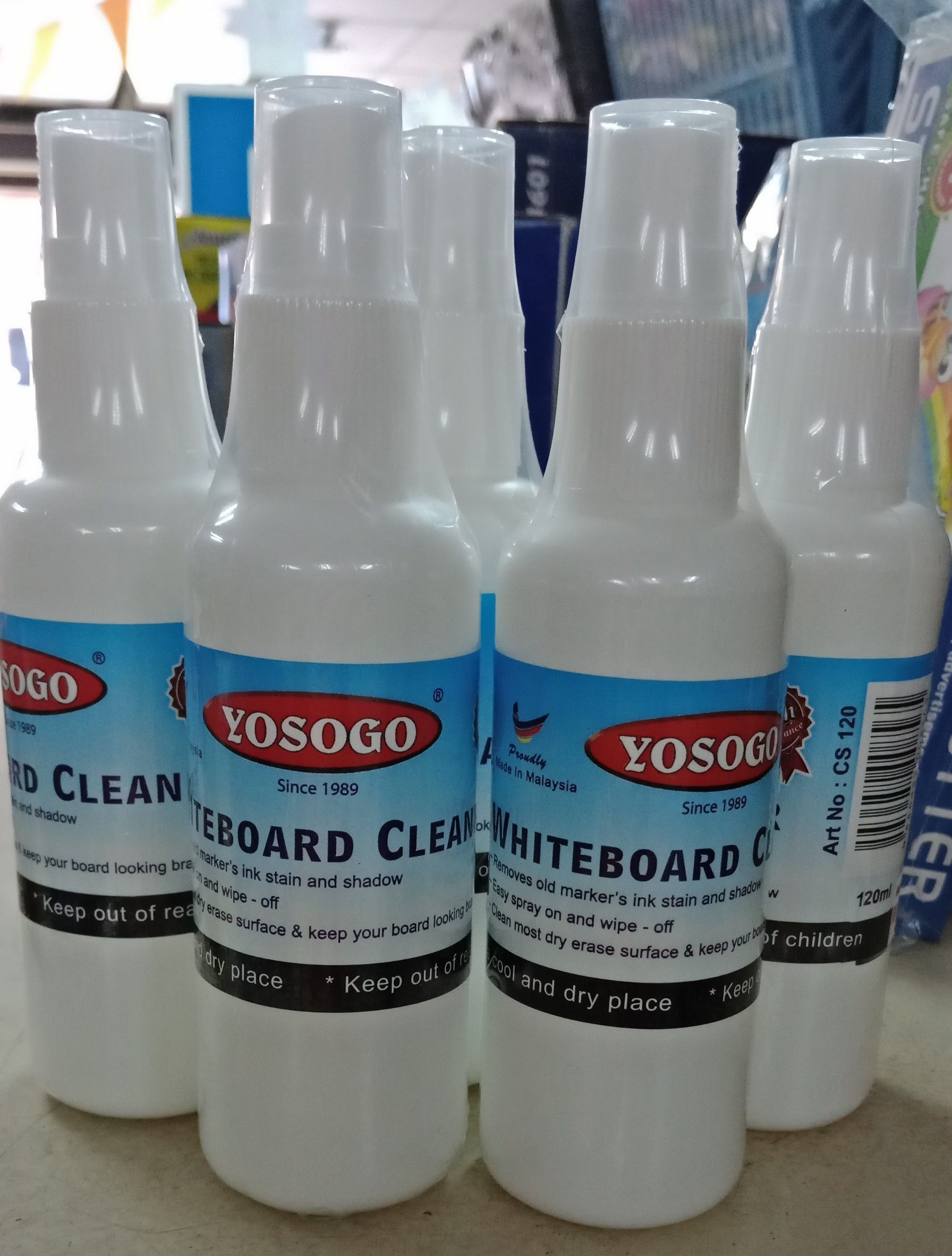 Whiteboard Cleaner Yosogo CS 120 (120ml)