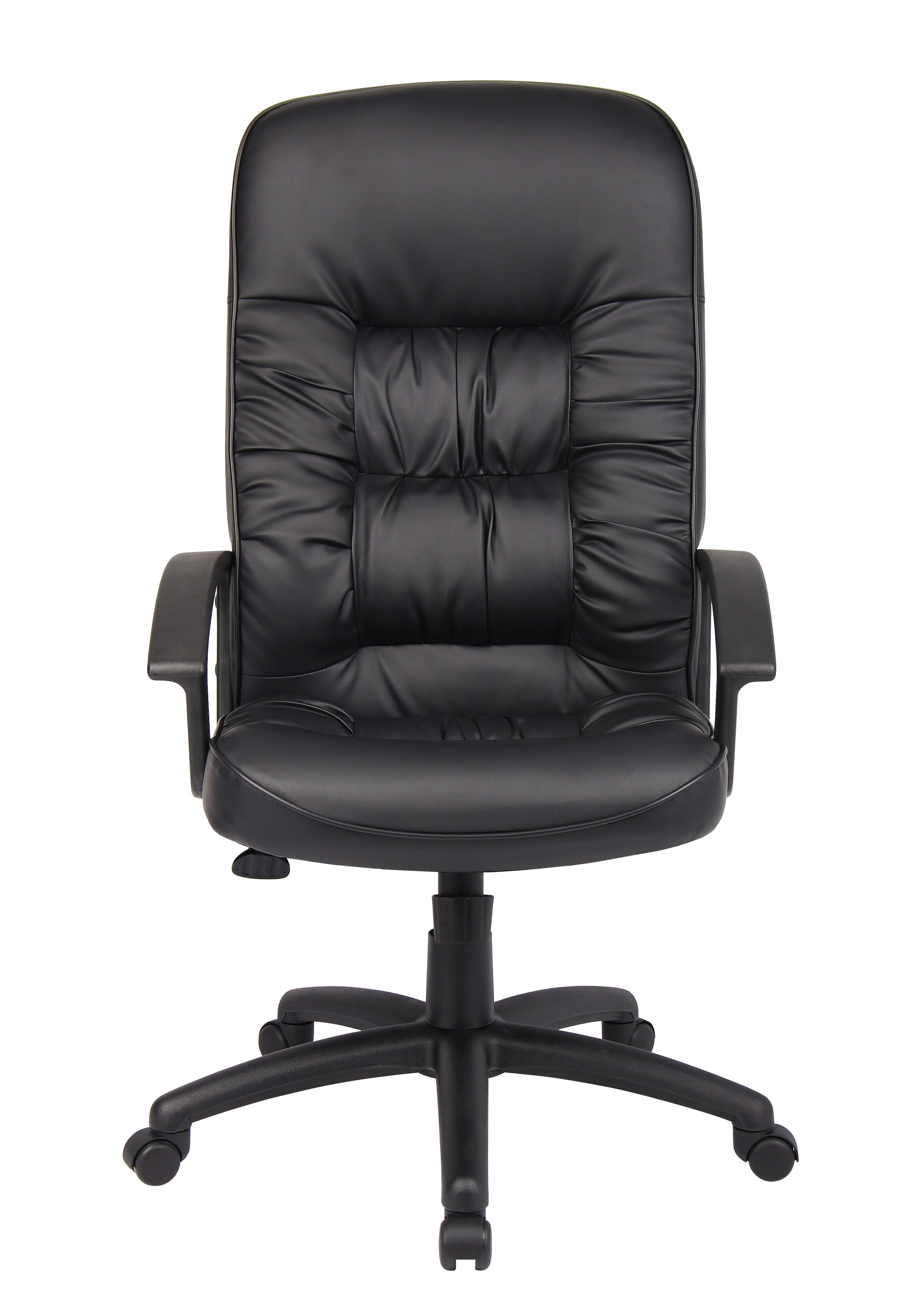 Wess Boss High Back Chair - Half Leather