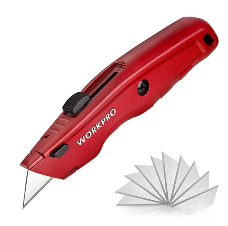 WORKPRO ALUMINUM QUICK-CHANGE UTILITY KNIFE (WP213017)