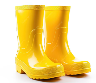 Yellow rain boot | 40cm