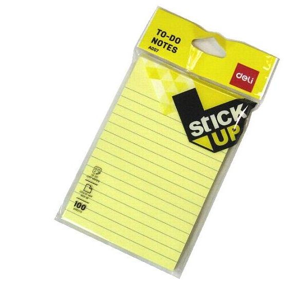 Deli Sticky To Do Notes 152mm x 101mm 100 sheets