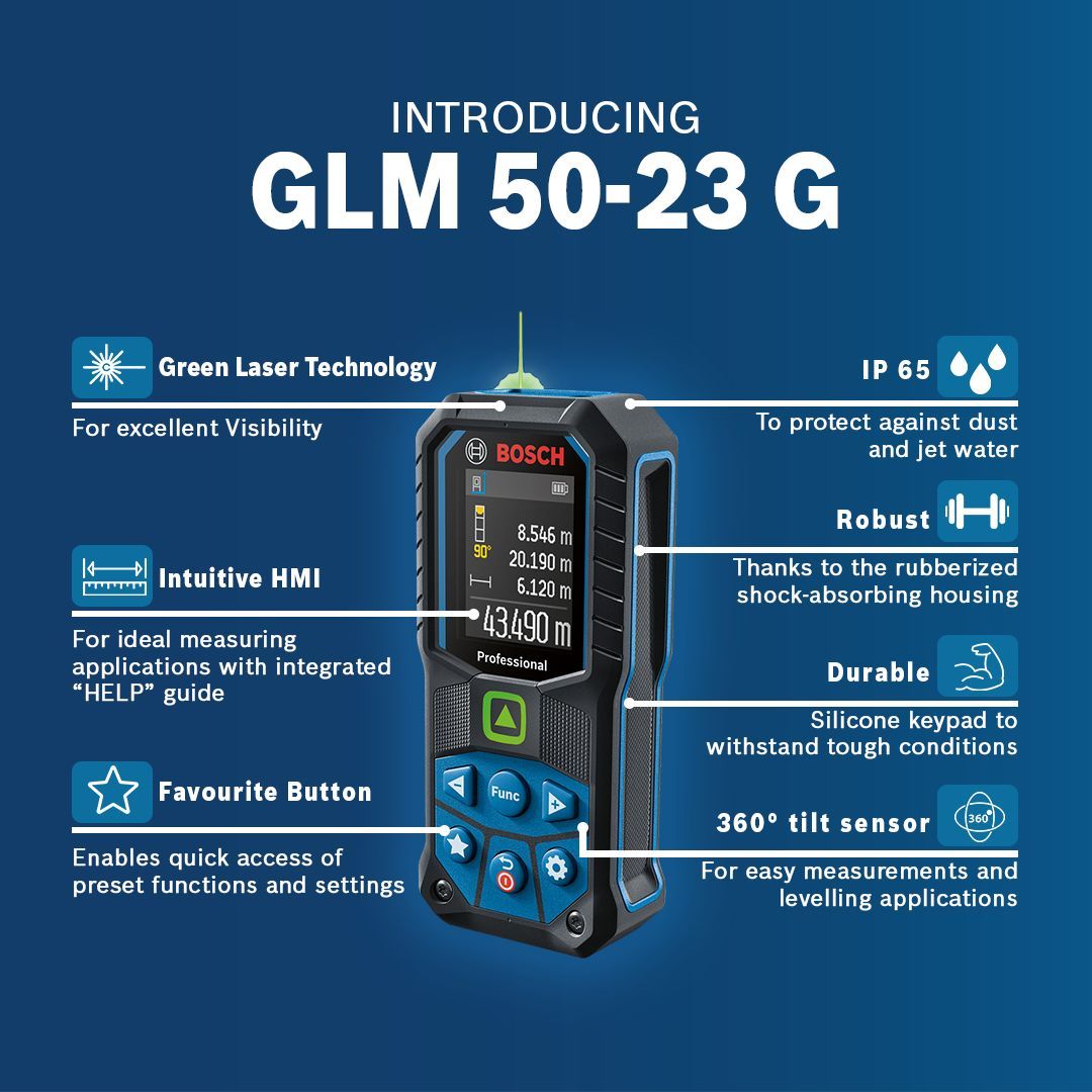 Bosch Laser Range Finder GLM 50-23G