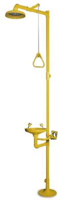 Floor Mounted Combination Unit (Drench Shower + Eyewash) - ABS
