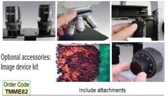 Temo Image Unit for 100X/200X/400X, 75*50mm Trinocular Metallurgical Microscope (OP-MM9001)