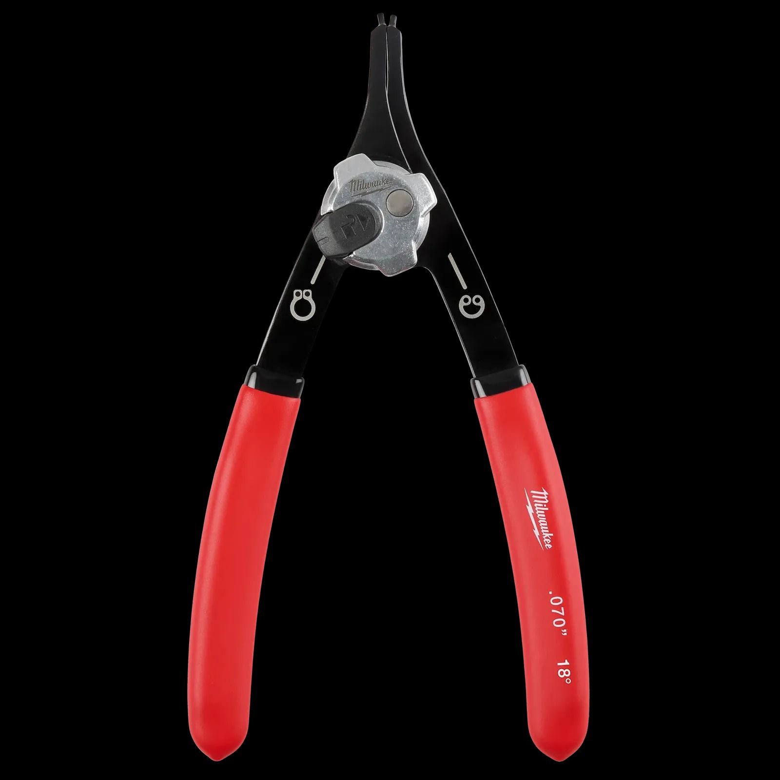MILWAUKEE 0.07" Convertible Snap Ring Pliers - 18 Degree