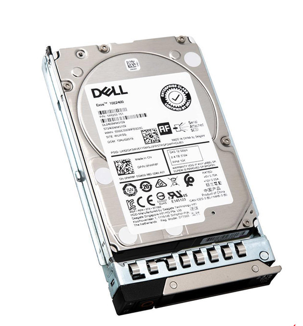 Genuine Dell Malaysia Warranty 1 Year - Original Dell Server Harddisk 2.4TB Hard Drive SAS ISE 12Gbps 10K 512e 2.5in Hot-Plug Customer Kit 1 R740