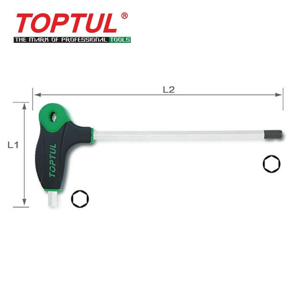 TOPTUL L-TYPE TWO WAY HEX KEY WRENCH - AGHD SERIES