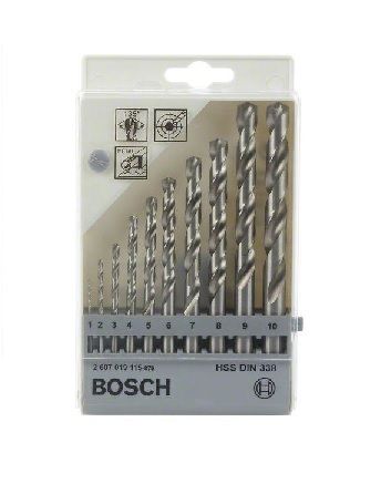 2607019115 BOSCH HSS-G METAL DRILL BIT SET ( 10 PCS)