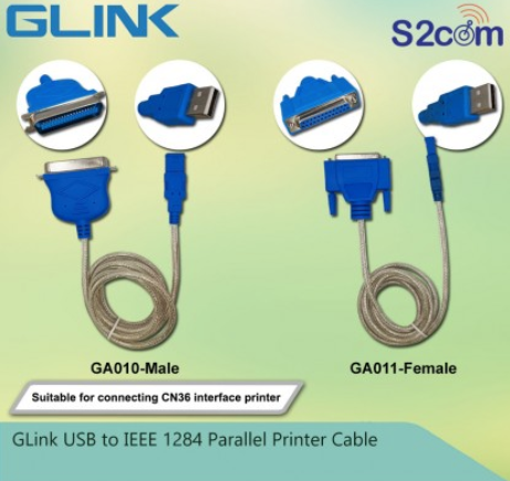 GLink USB To IEEE 1284 Parallel Printer Cable